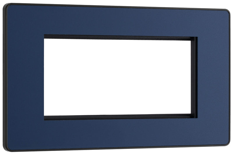 BG Electrical Euro Module - 4 module - rectangular