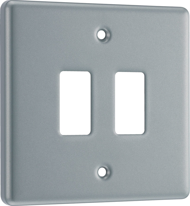 BG Electrical Grid - 2 module, square