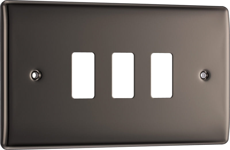 BG Electrical Grid - 3 module, rectangular