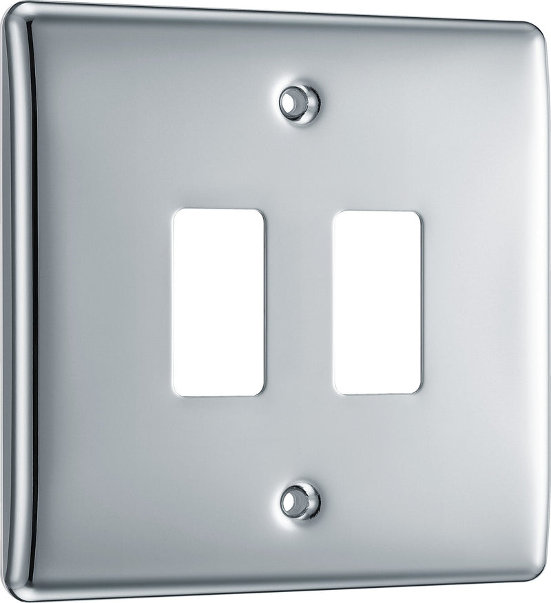 BG Electrical Grid - 2 module, square