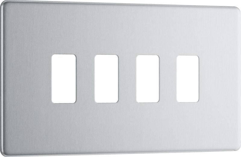 BG Electrical Grid - 4 module, rectangular