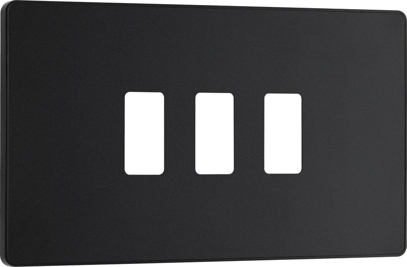 BG Electrical Grid - 3 module, rectangular