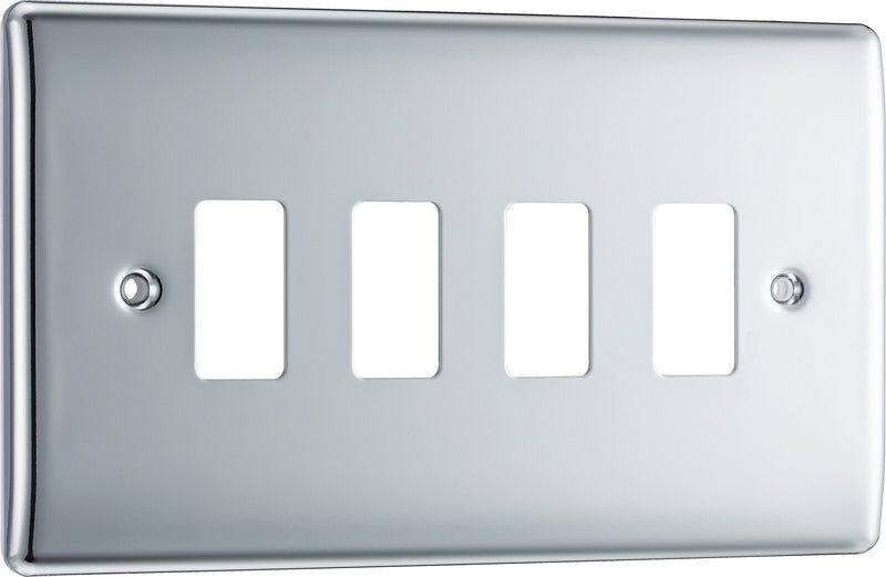 BG Electrical Grid - 4 module, rectangular