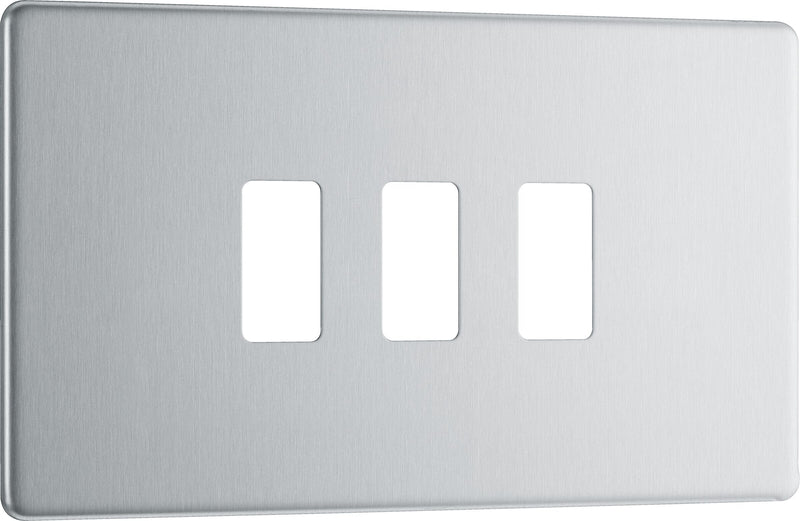 BG Electrical Grid - 3 module, rectangular
