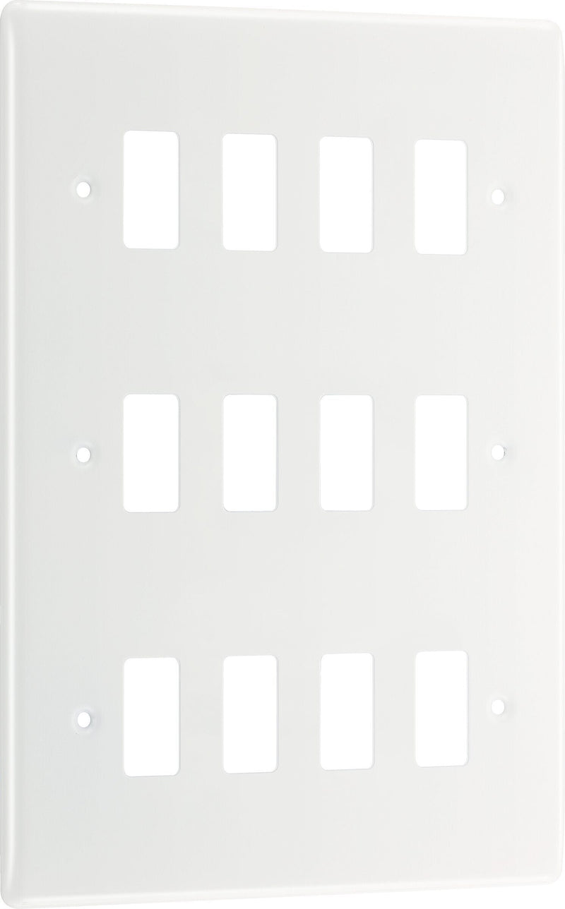 BG Electrical Grid - 12 module, rectangular