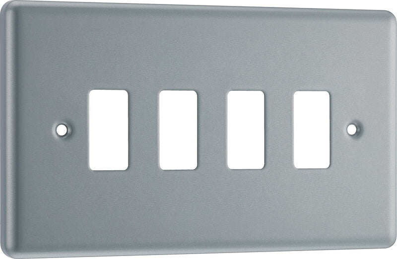 BG Electrical Grid - 4 module, rectangular