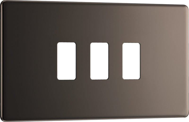 BG Electrical Grid - 3 module, rectangular
