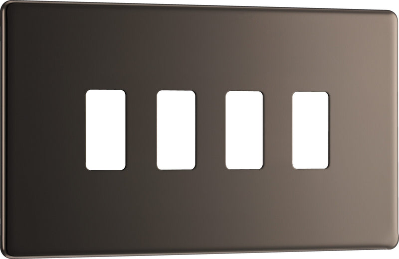 BG Electrical Grid - 4 module, rectangular