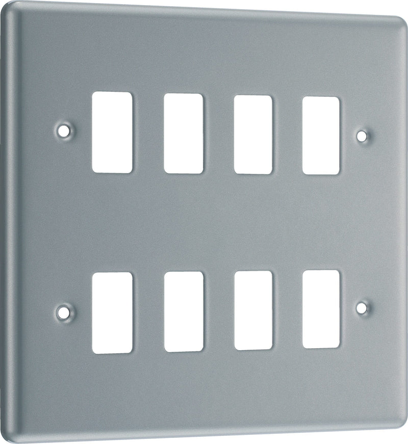 BG Electrical Grid - 8 module, square