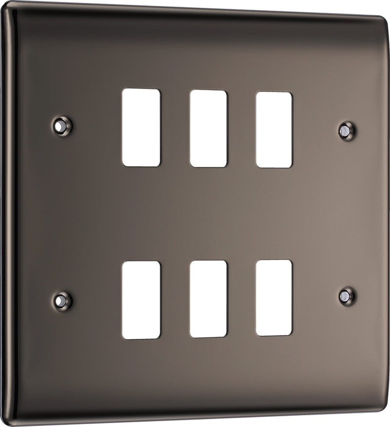 BG Electrical Grid - 6 module, square