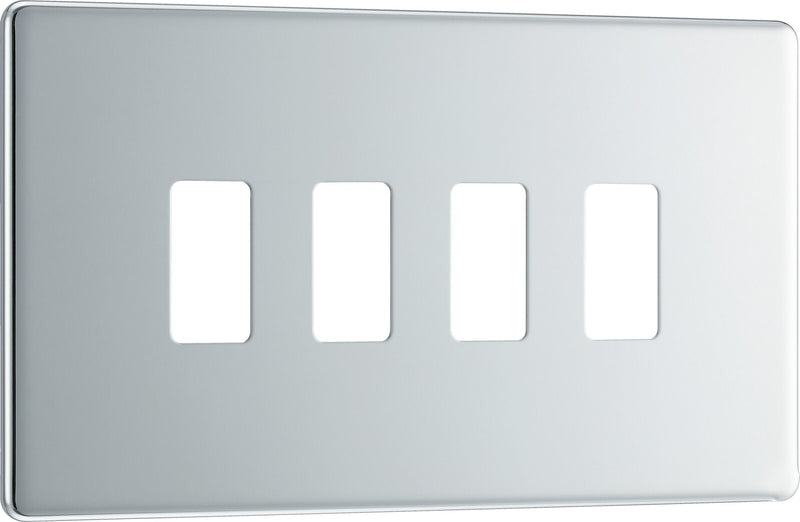 BG Electrical Grid - 4 module, rectangular