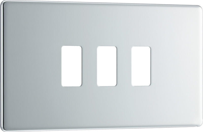 BG Electrical Grid - 3 module, rectangular