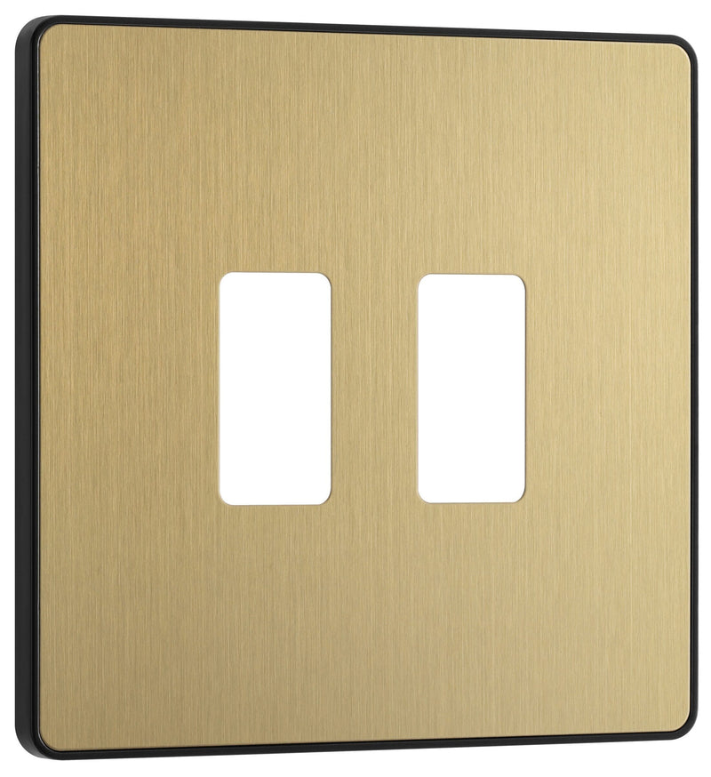 BG Electrical Grid - 2 module, square