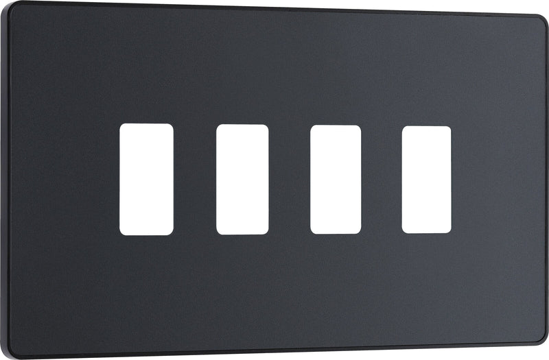 BG Electrical Grid - 4 module, rectangular