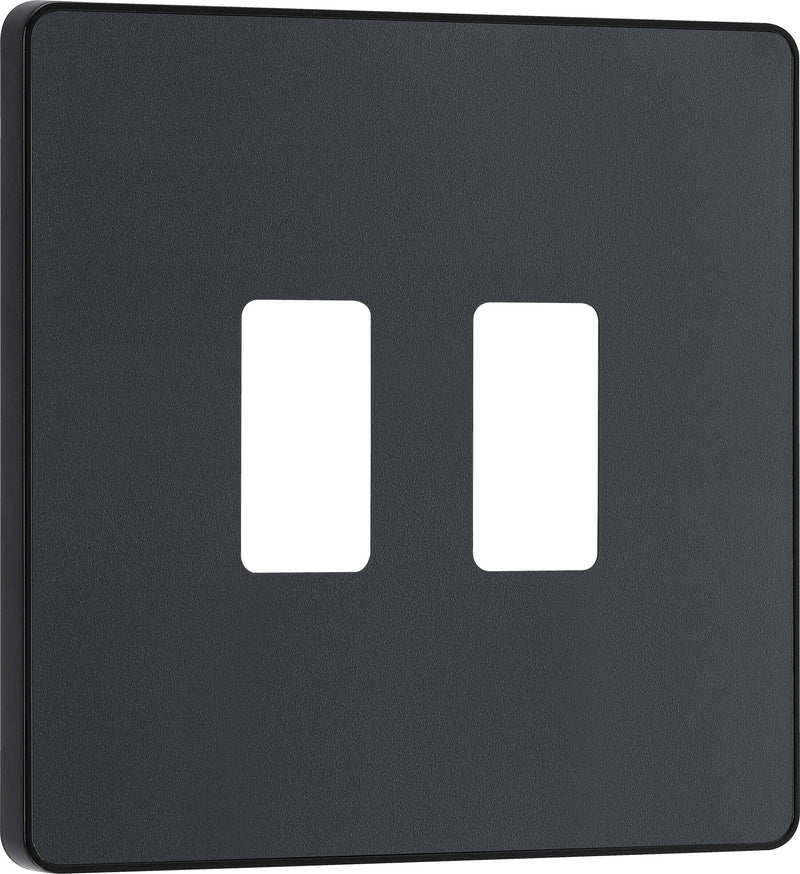 BG Electrical Grid - 2 module, square