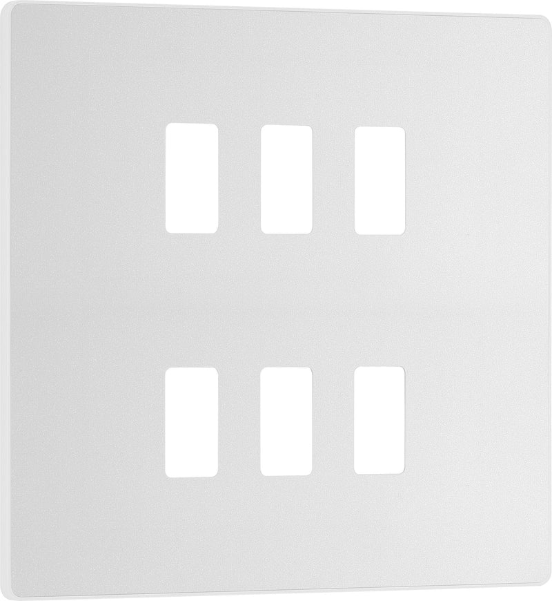 BG Electrical Grid - 6 module, square