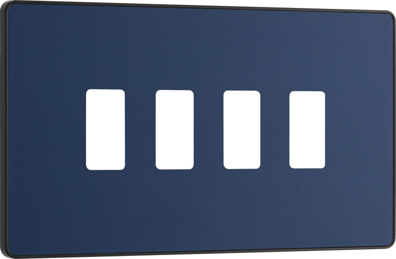 BG Electrical Grid - 4 module, rectangular