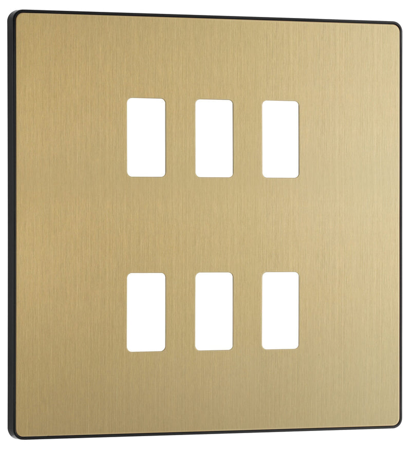BG Electrical Grid - 6 module, square