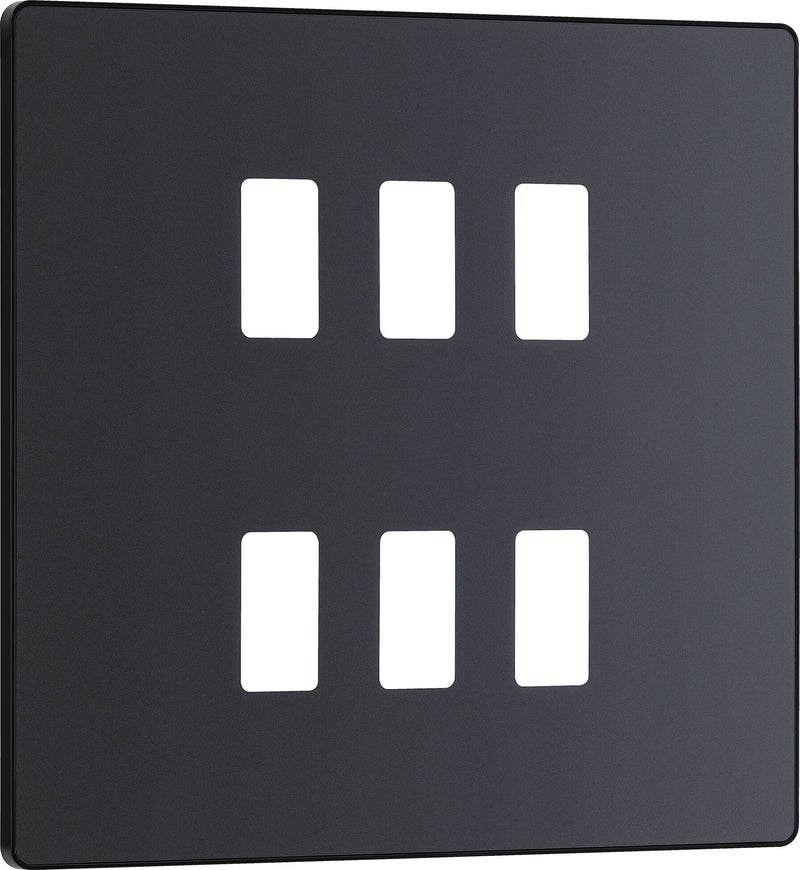 BG Electrical Grid - 6 module, square