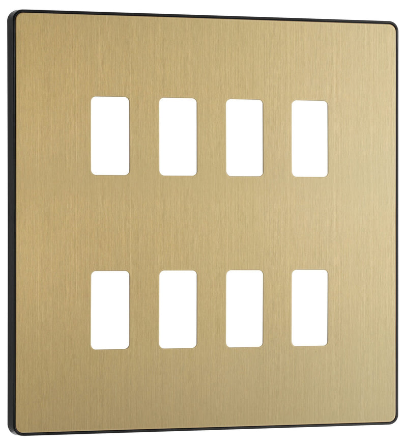 BG Electrical Grid - 8 module, square
