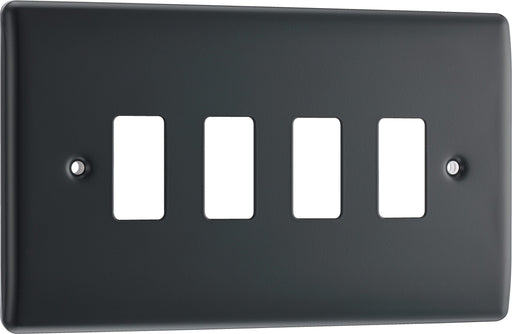 BG Electrical Grid - 4 module, rectangular