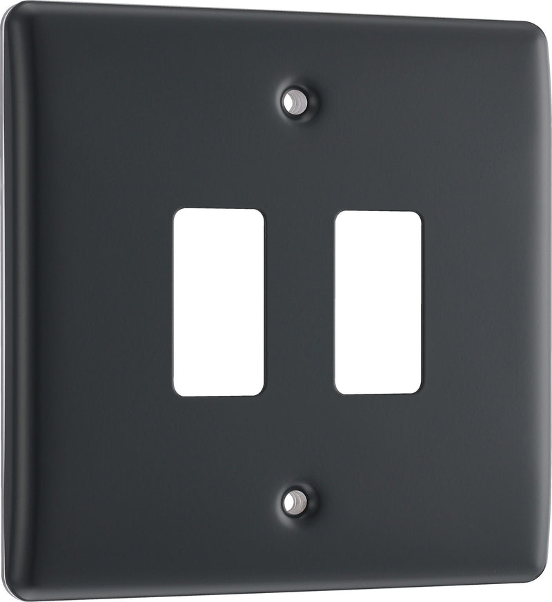 BG Electrical Grid - 2 module, square