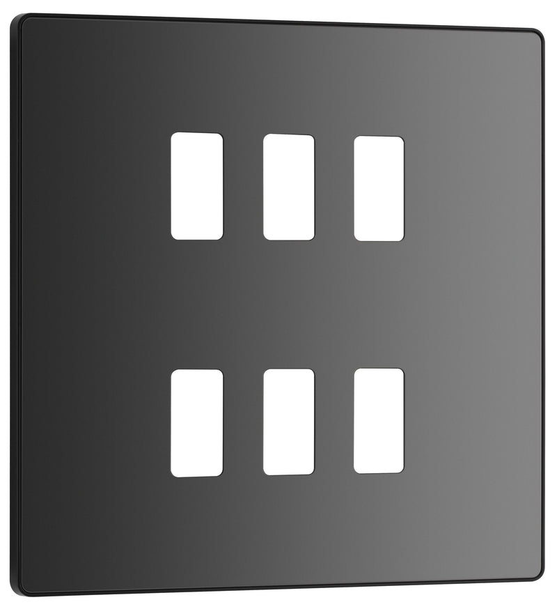 BG Electrical Grid - 6 module, square