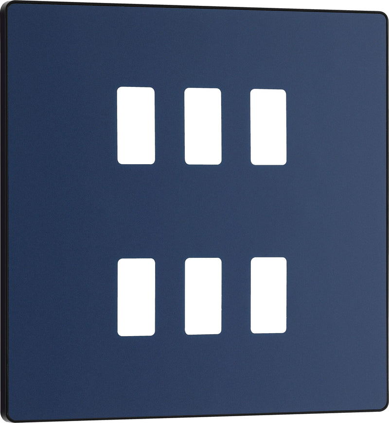 BG Electrical Grid - 6 module, square