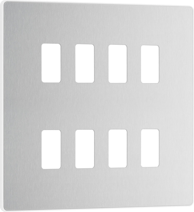 BG Electrical Grid - 8 module, square