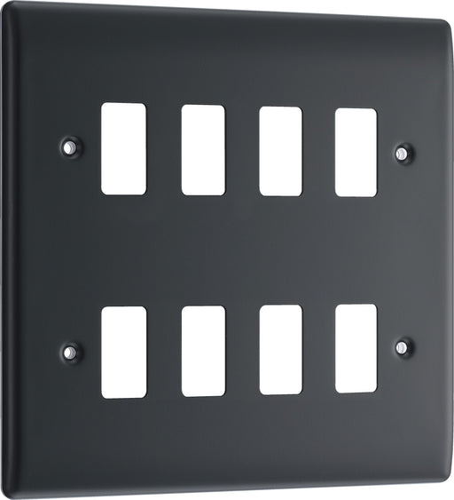 BG Electrical Grid - 8 module, square