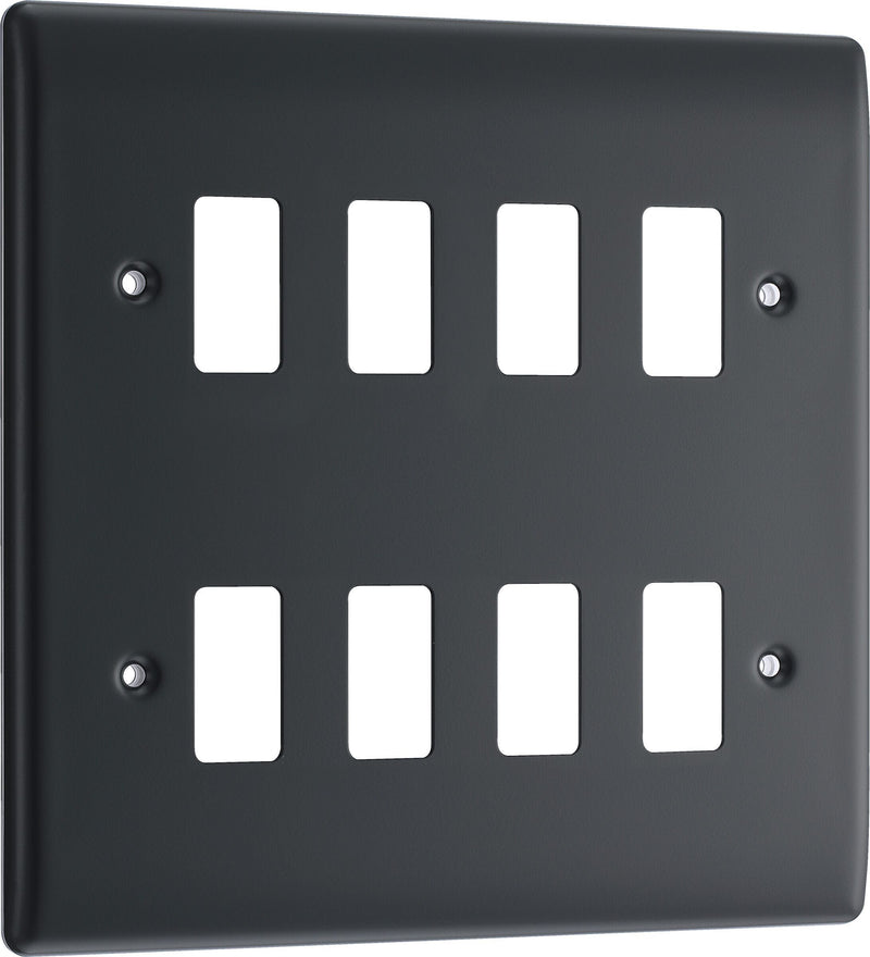 BG Electrical Grid - 8 module, square