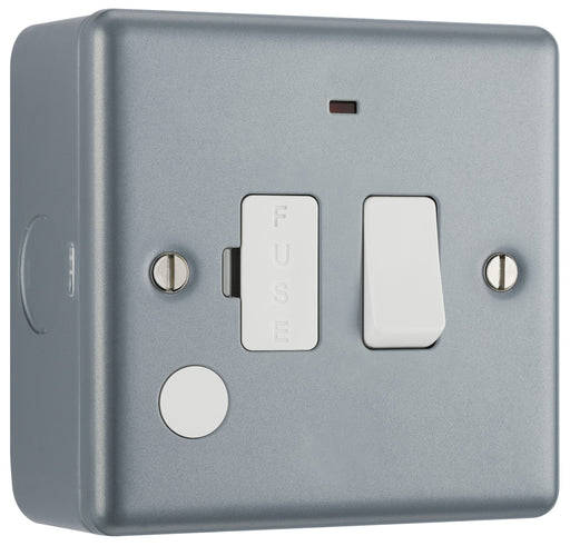 BG Electrical Metal Clad - Switched and fused with indicator and optional flex outlet
