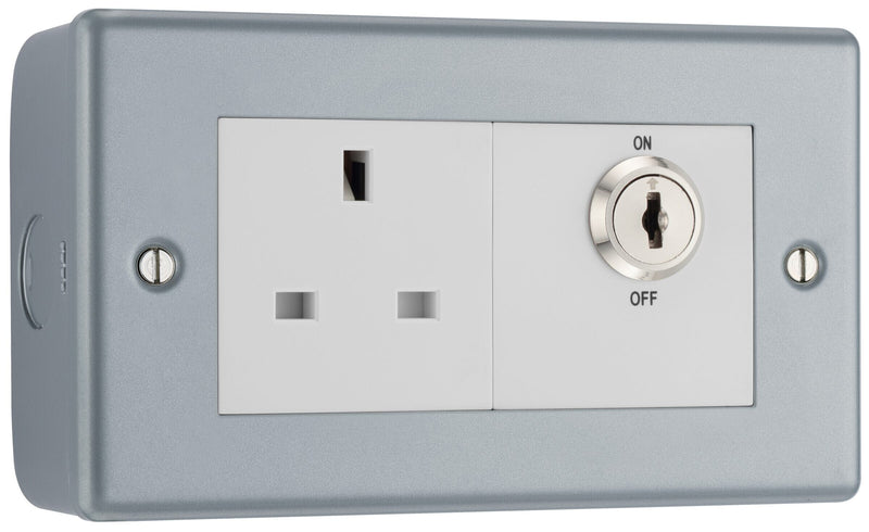 BG Electrical Metal Clad - Single, key controlled, double pole
