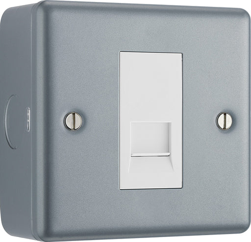 BG Electrical Metal Clad - Single, telephone socket, secondary