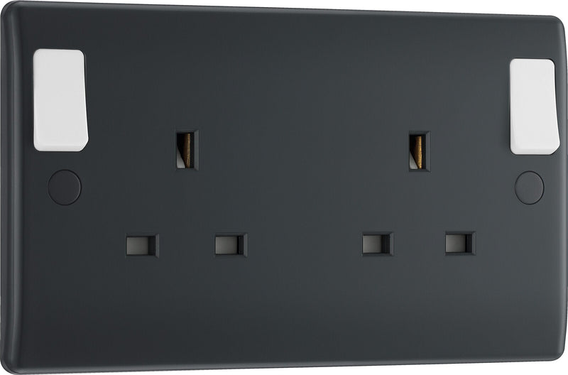 BG Electrical Part M - Double, switched, double pole, outboard rockers