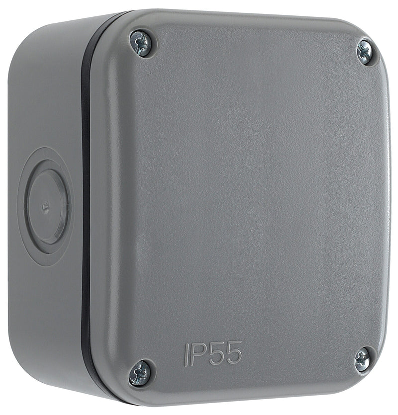 BG Electrical Weatherproof IP55 - Square junction box IP55