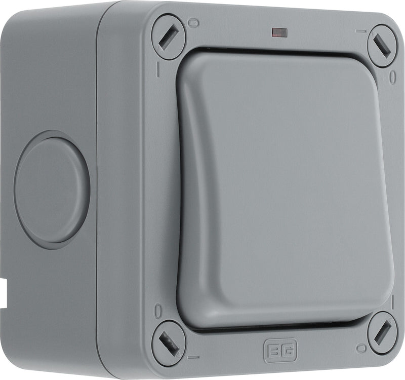 BG Electrical Weatherproof Storm - Single, 2 way, IP66