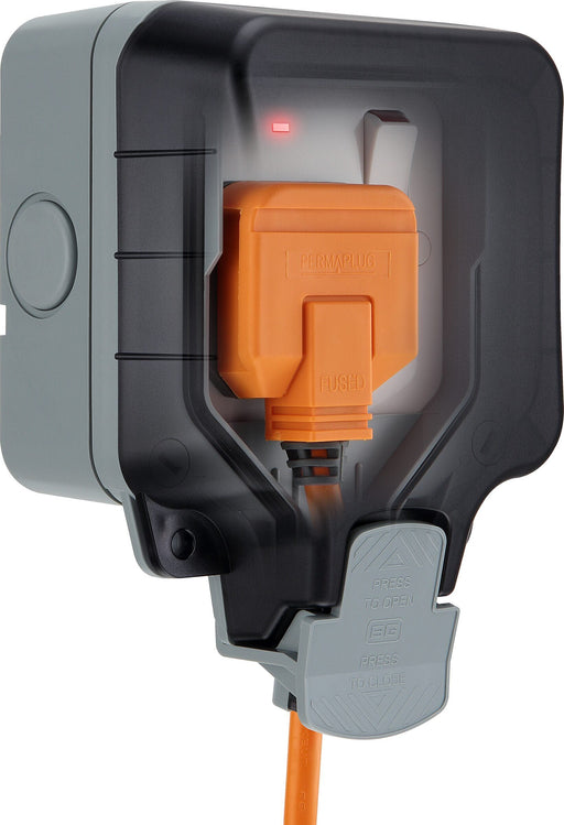 BG Electrical Weatherproof Storm - Single, switched, IP66