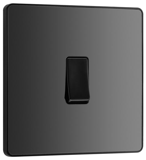 BG Electrical Evolve Black Chrome - Single, 2 way switch