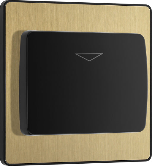BG Electrical Evolve Satin Brass - Hotel key card switch