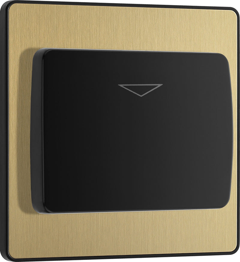BG Electrical Evolve Satin Brass - Hotel key card switch