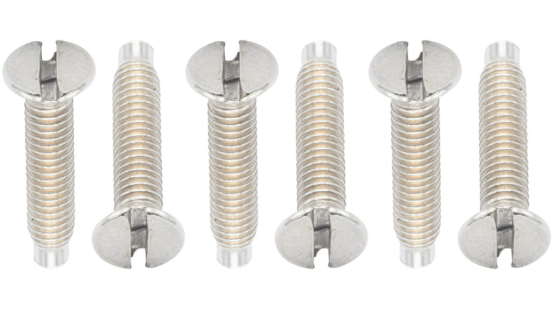 BG Electrical Flatplate Screwless - M3.5, 17mm screws, 10pk