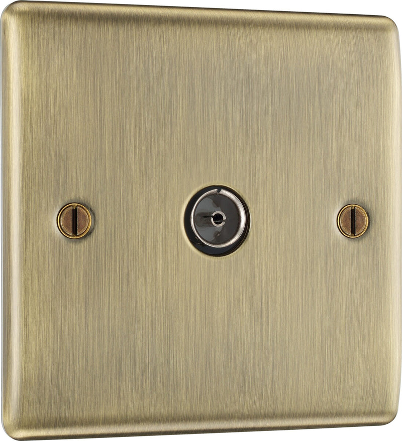 BG Electrical Nexus Metal Antique Brass - Single, co-axial