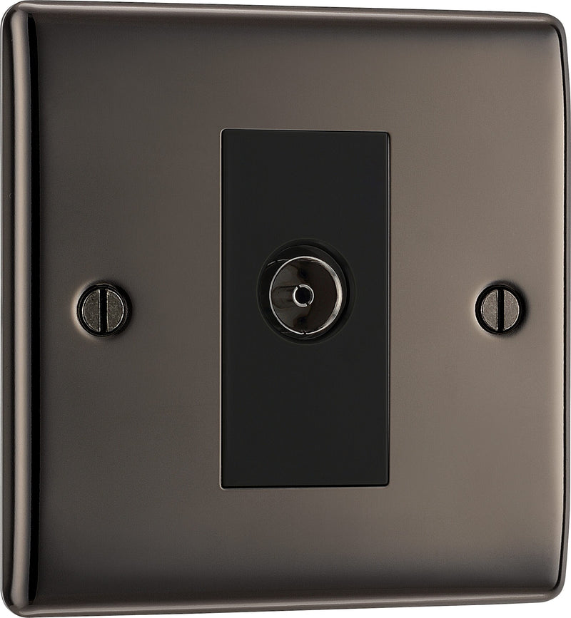 BG Electrical Nexus Metal Black Nickel - Single, isolated, co-axial