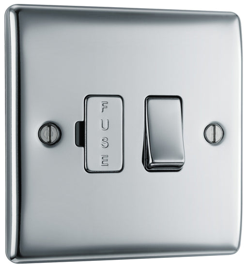 BG Electrical Nexus Metal Polished Chrome - Switched and fused