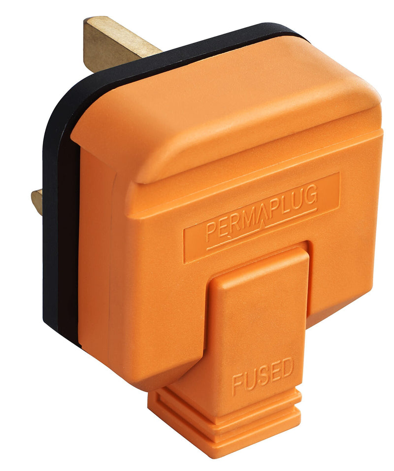 Masterplug Basic - 13A, Orange