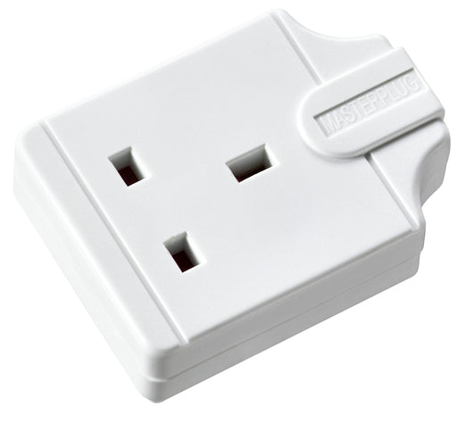Masterplug Basic - 1 Socket, 13A, White