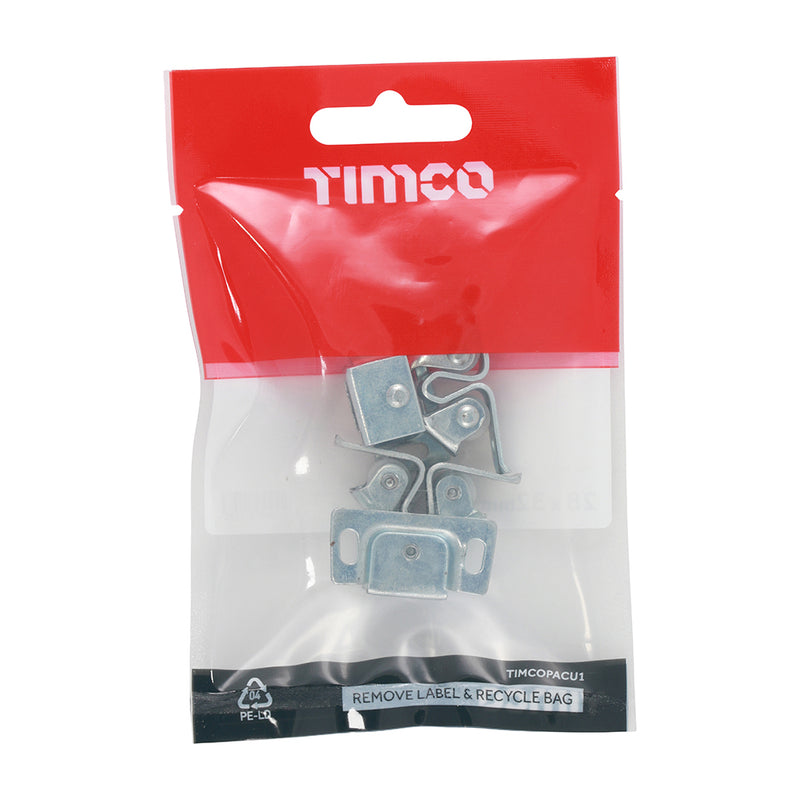TIMCO Double Roller Catches Zinc