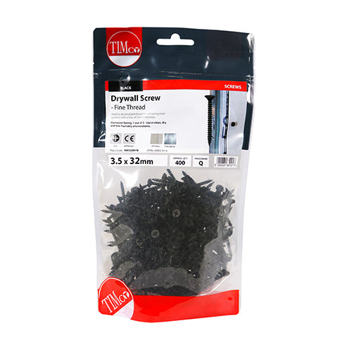TIMCO Drywall Fine Thread Bugle Head Black Screws