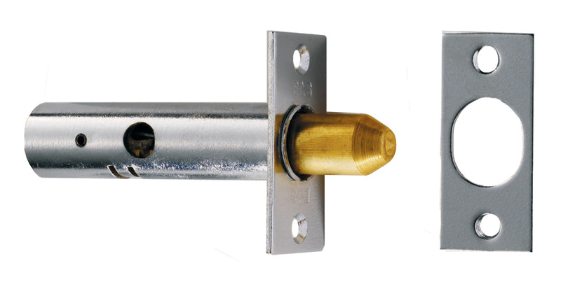 61Mm Door Security Bolt - Satin Chrome